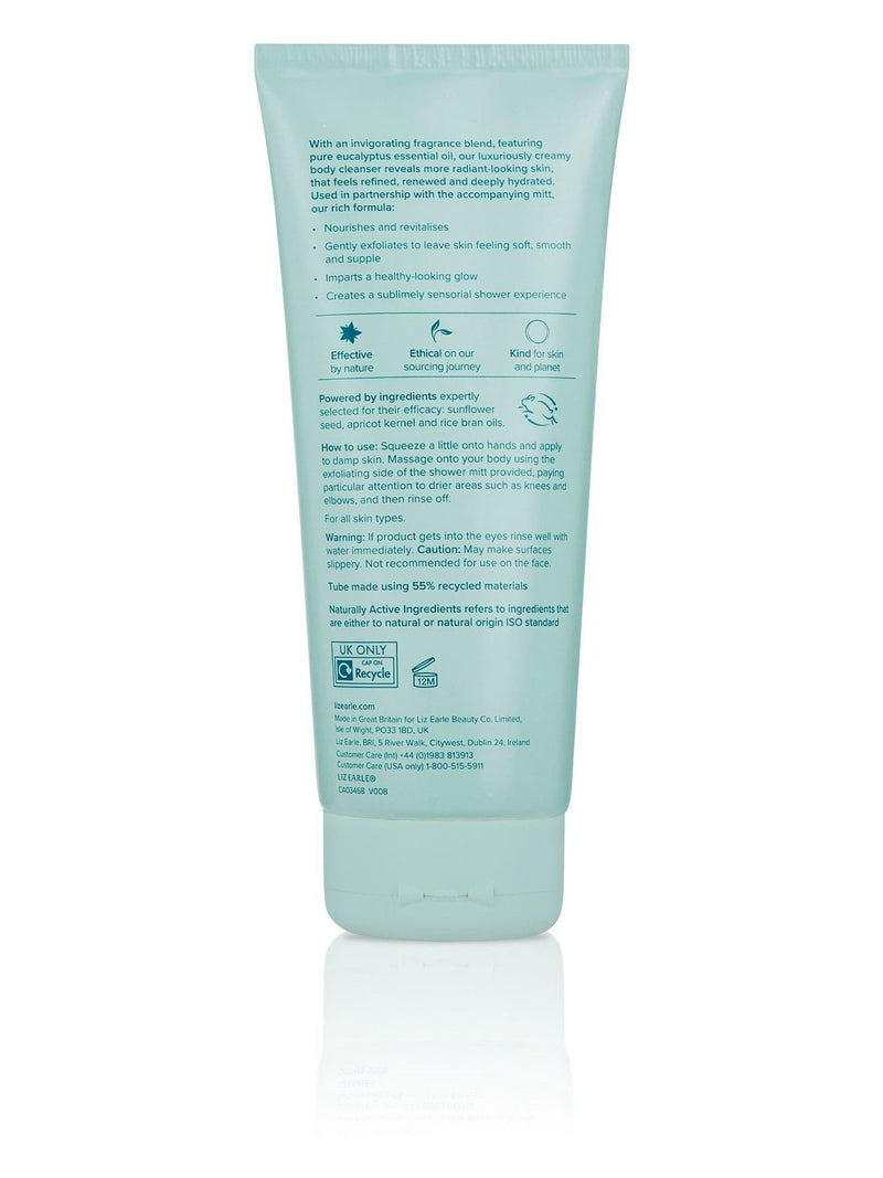 Liz Earle Cleanse & Polish Body Gentle Mitt Cleanser 200ml, UK version