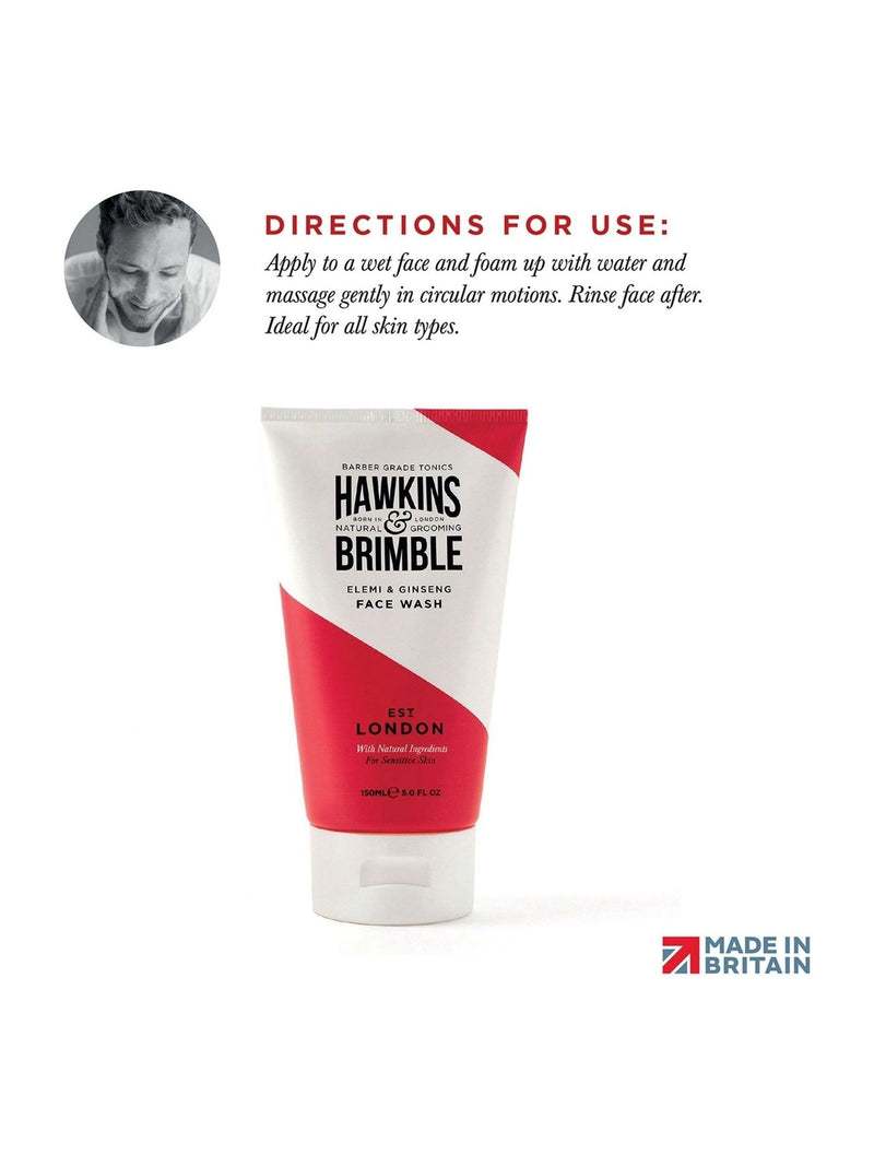 Hawkins & Brimble face wash 150ml, UK version