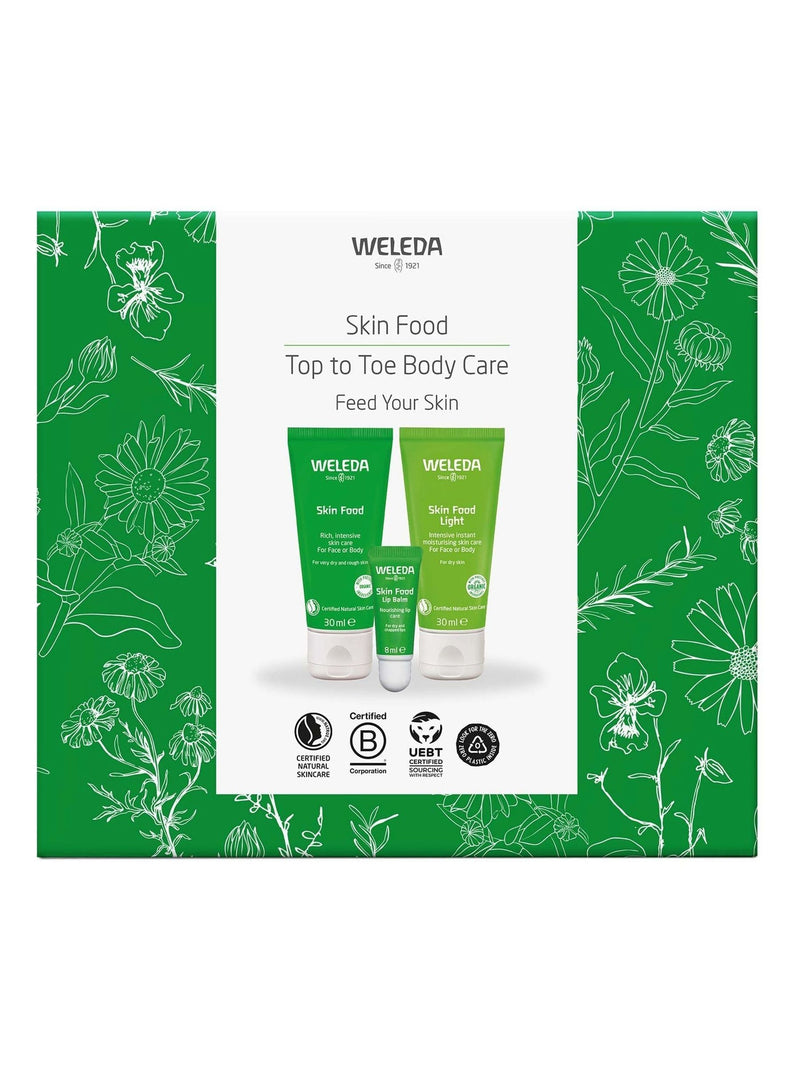 Weleda Ultimate Skin Food Set skincare gift set (British brand)