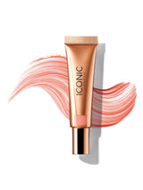 Next ICONIC London Sheer Liquid Blusher Cheeky Coral- Buy online at McGrocer