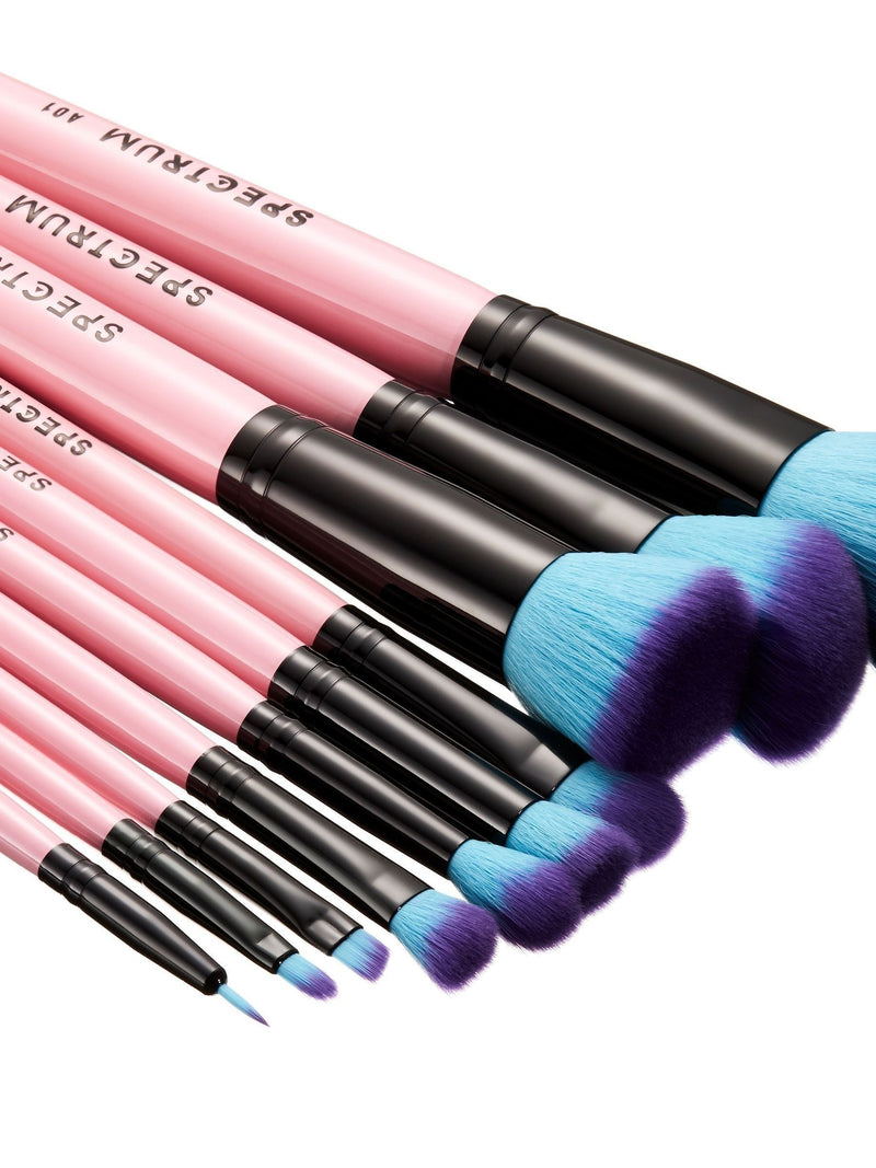 Spectrum Collections pink essential makeup brush set 10 piece (British brand)