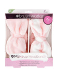 Brush Works makeup headbands 2 pack, imported from the UK