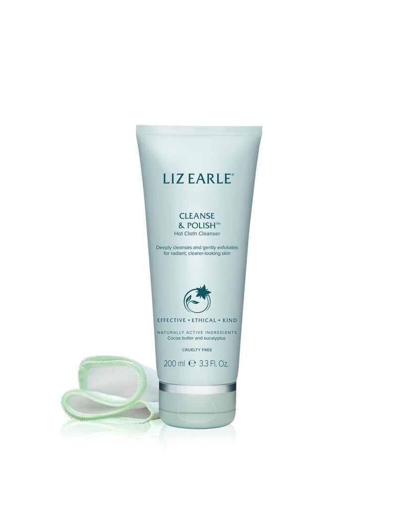 Liz Earle Cleanse & Polish Hot Cloth Cleanser Tube Starter Pack 200ml, UK version