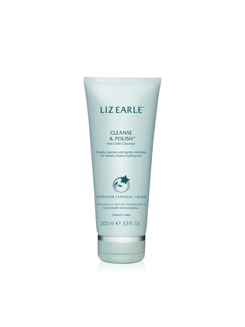 Liz Earle Cleanse & Polish Hot Cloth Cleanser Tube Starter Pack 200ml, UK version