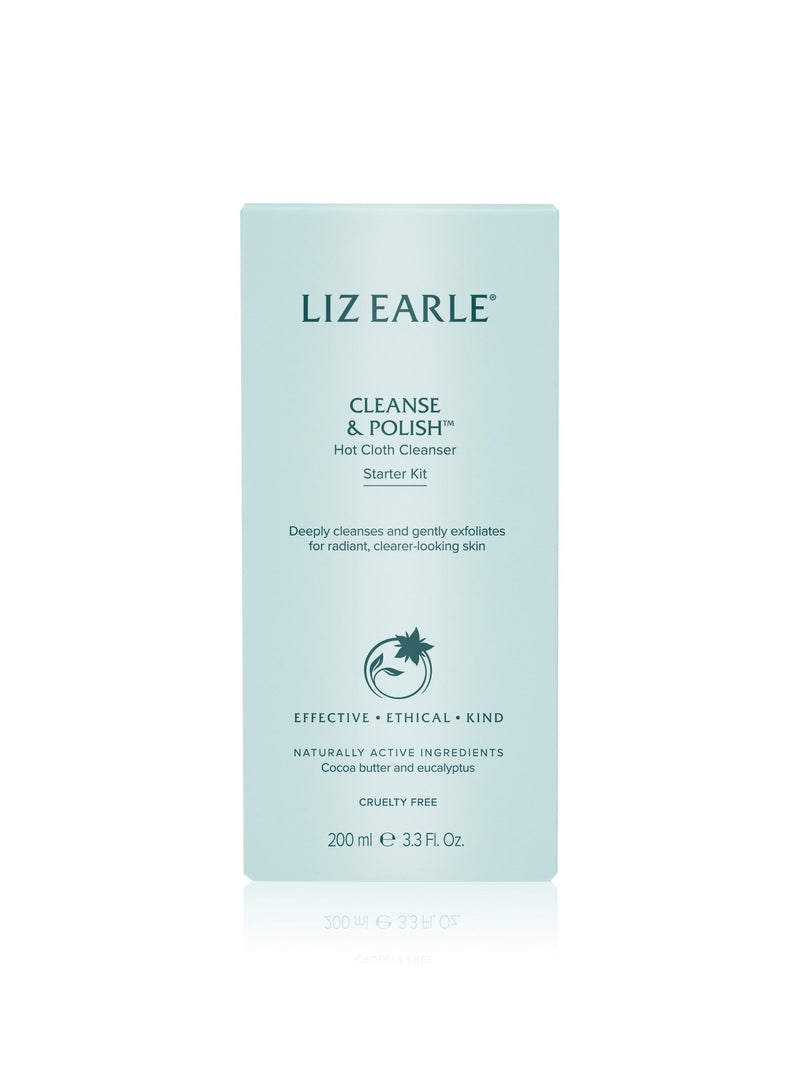 Liz Earle Cleanse & Polish Hot Cloth Cleanser Tube Starter Pack 200ml, UK version
