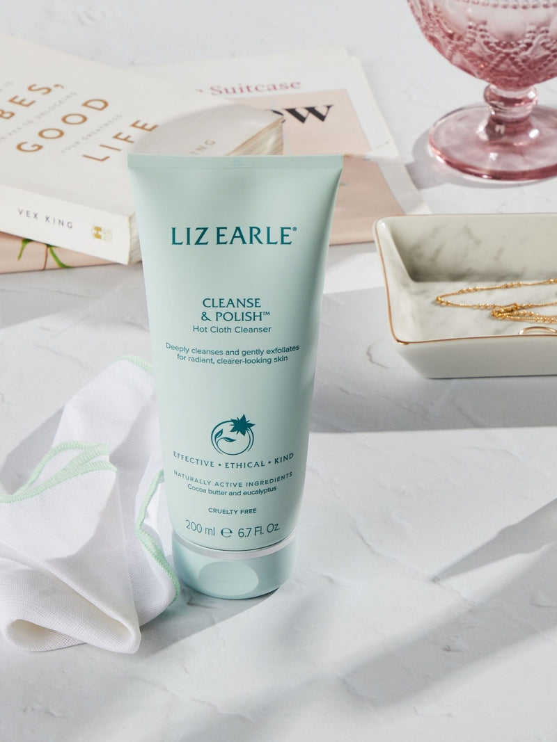 Liz Earle Cleanse & Polish Hot Cloth Cleanser Tube Starter Pack 200ml, UK version