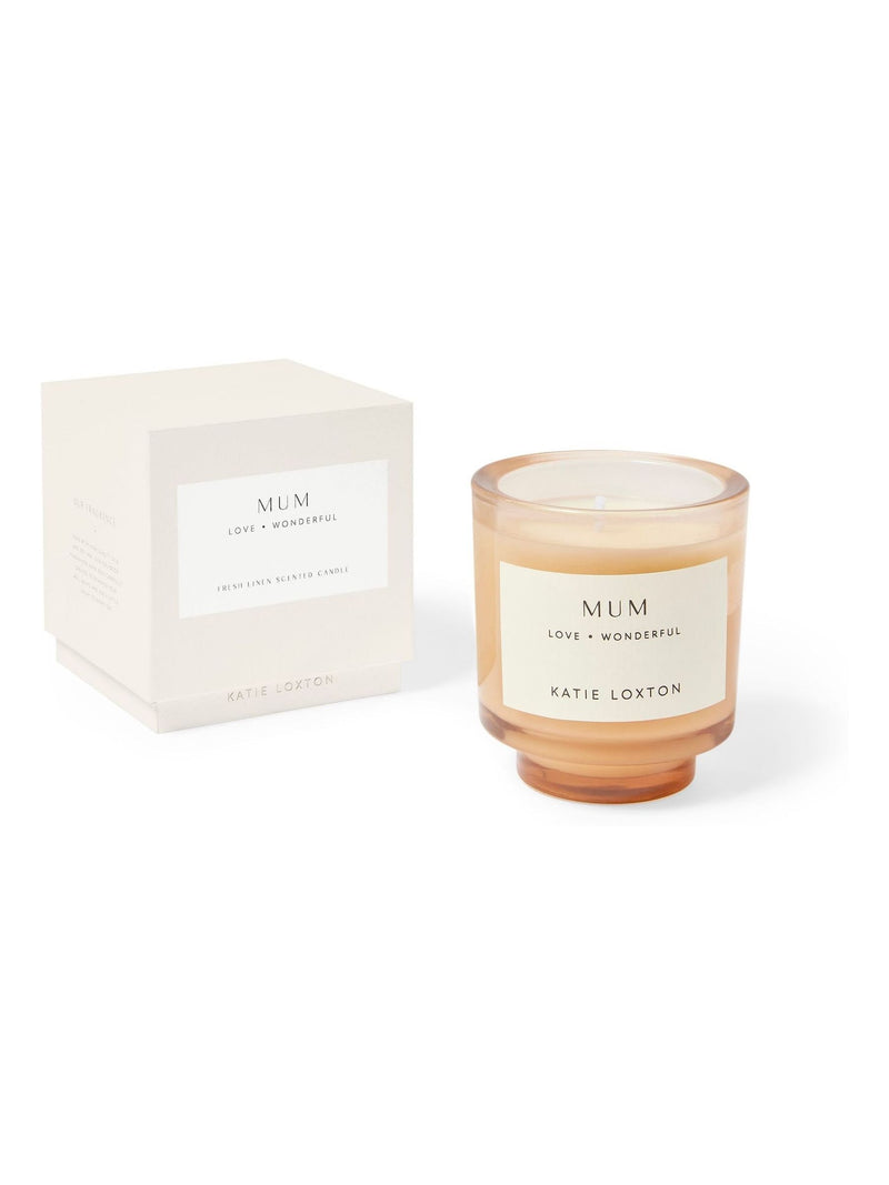 Katie Loxton Cream Mum Sentiment Candle, UK version
