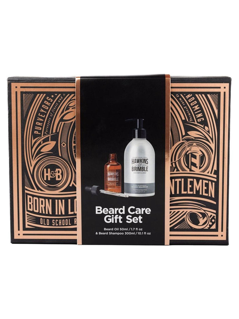 Hawkins & Brimble beard gift set, UK version