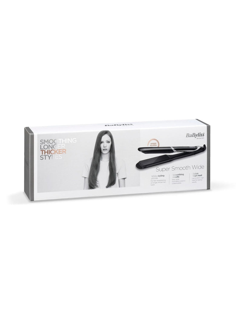 BaByliss Super Smooth wide hair straightener imported from the UK