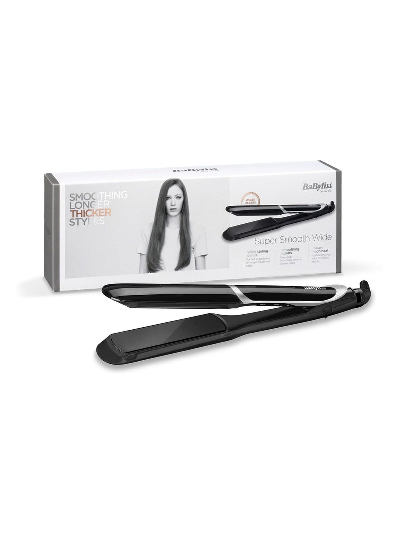 BaByliss Super Smooth wide hair straightener imported from the UK