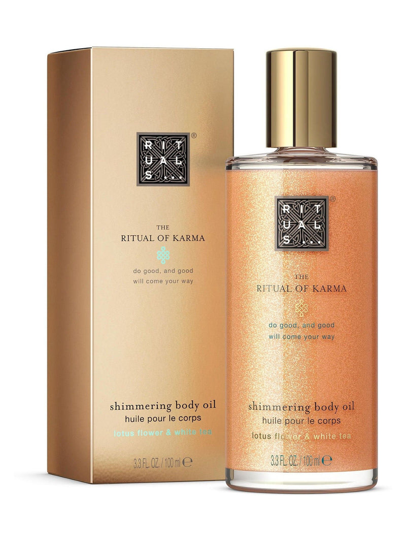 Rituals Karma Shimmering Body Oil 100ml, imported from the UK