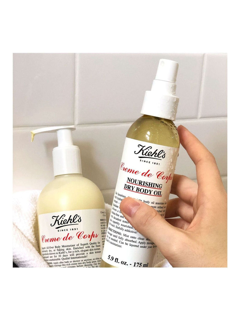 Kiehls Crème de Corps Nourishing Dry Body Oil 175ml, UK version