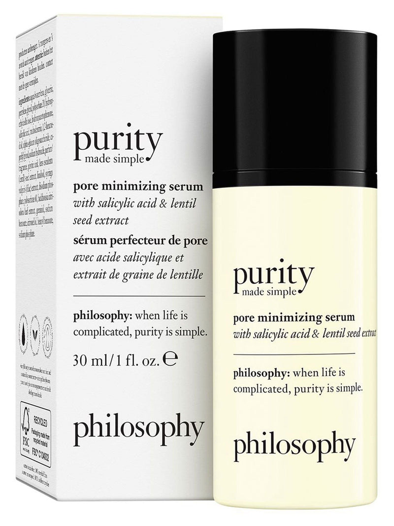 Philosophy Purity Made Simple pore minimising serum 30ml, imported from the UK
