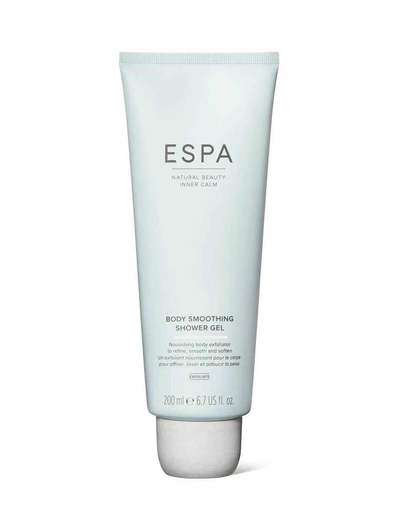 ESPA body smoothing shower gel, UK skincare product (British brand)