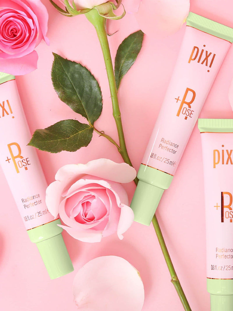 Pixi Rose Radiance Perfector tinted moisturiser, imported from the UK