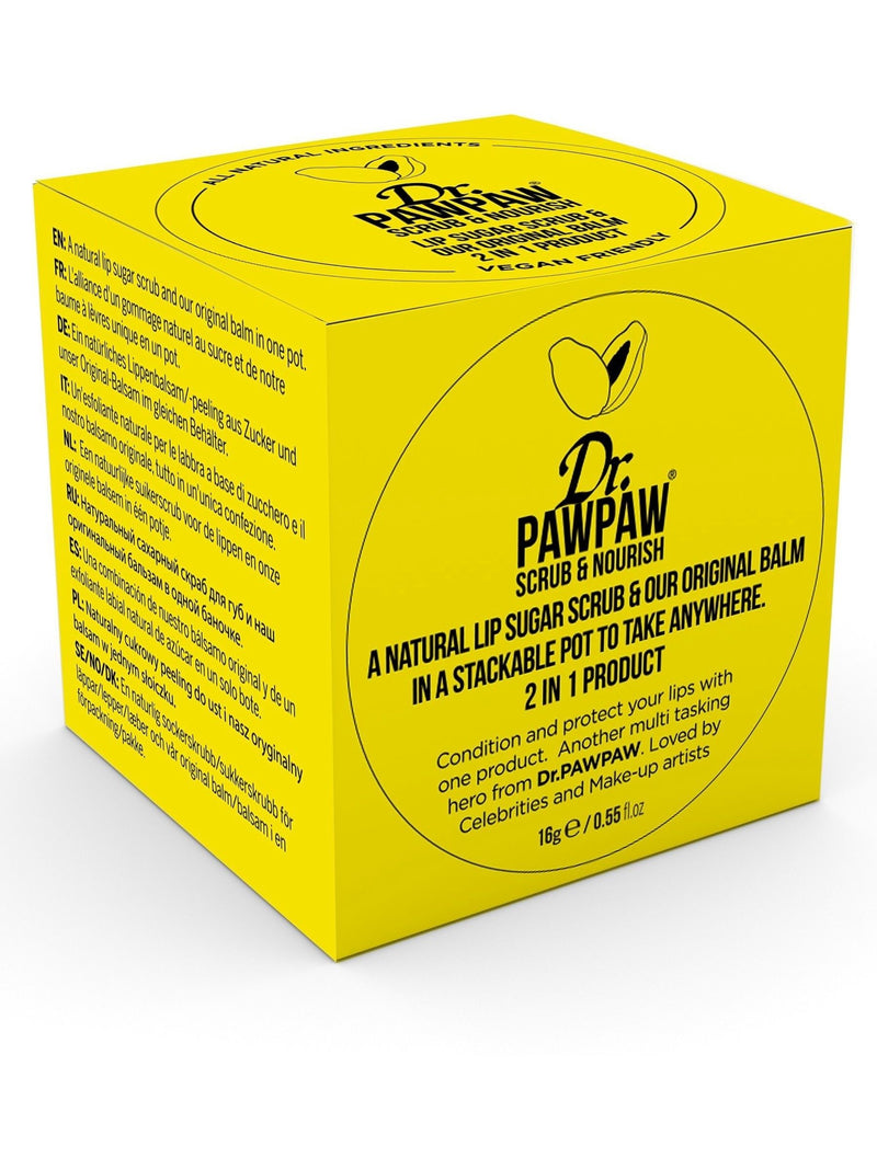 Dr Paw Paw 2-in-1 lip scrub 16g, imported from the UK