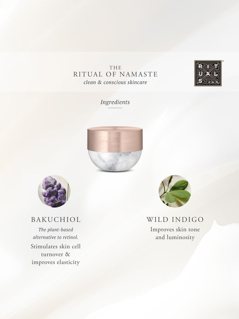 Rituals Namaste Glow Anti-Ageing Day Cream 50ml, imported from the UK