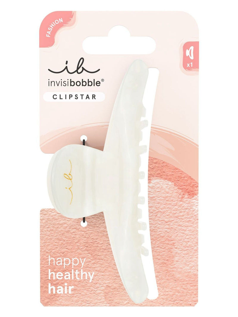 Invisibobble hair clip White Clawdia Tortoise Large (British brand)