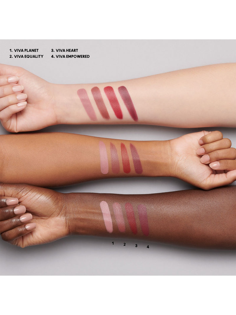 MAC lipstick Viva Glam silky matte, UK version