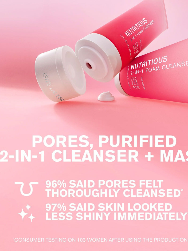 Estée Lauder Nutritious 2-in-1 foam cleanser 125ml - British product