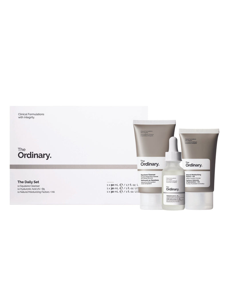The Ordinary daily skincare gift set (British brand)