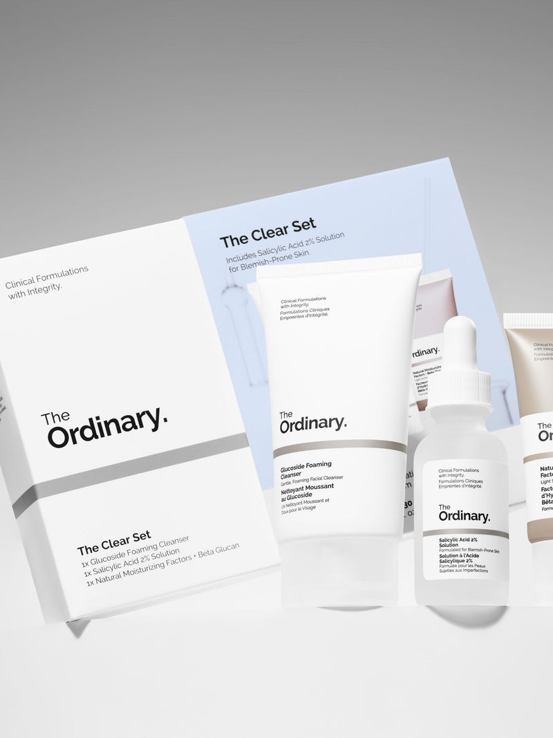 The Ordinary Clear Skincare Gift Set (British brand)