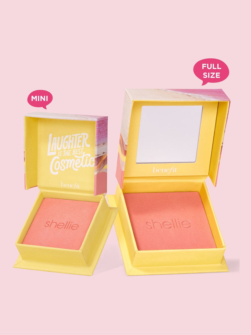 Benefit Shellie warm seashell pink blusher travel size, imported from the UK