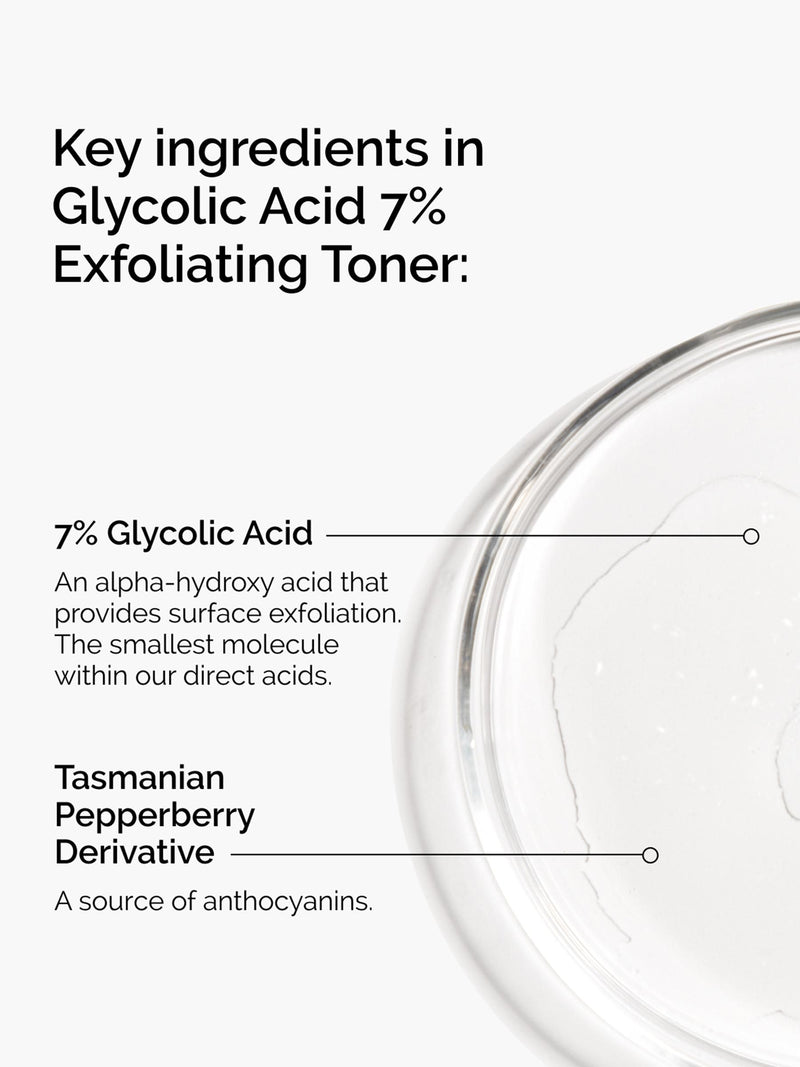 The Ordinary Glycolic Acid Exfoliating Toner 240ml (British brand)