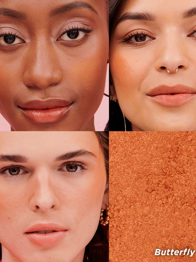 Benefit Butterfly Golden Orange powder blush - British product