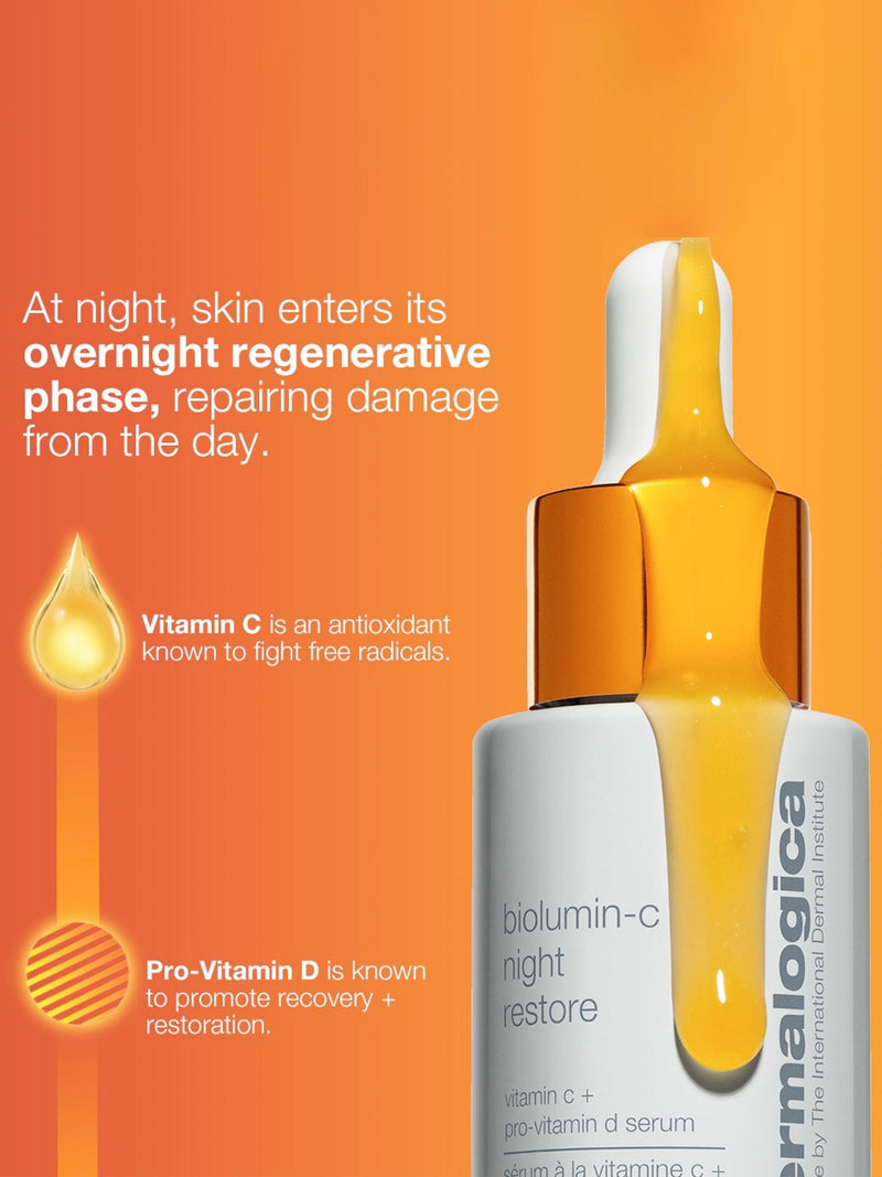 Dermalogica Biolumin C Night Restore Serum 25ml - British product