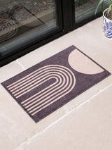 Next Artsy Mats Brown Abstract Indoor Washable Doormat 60x40cm- Buy online at McGrocer