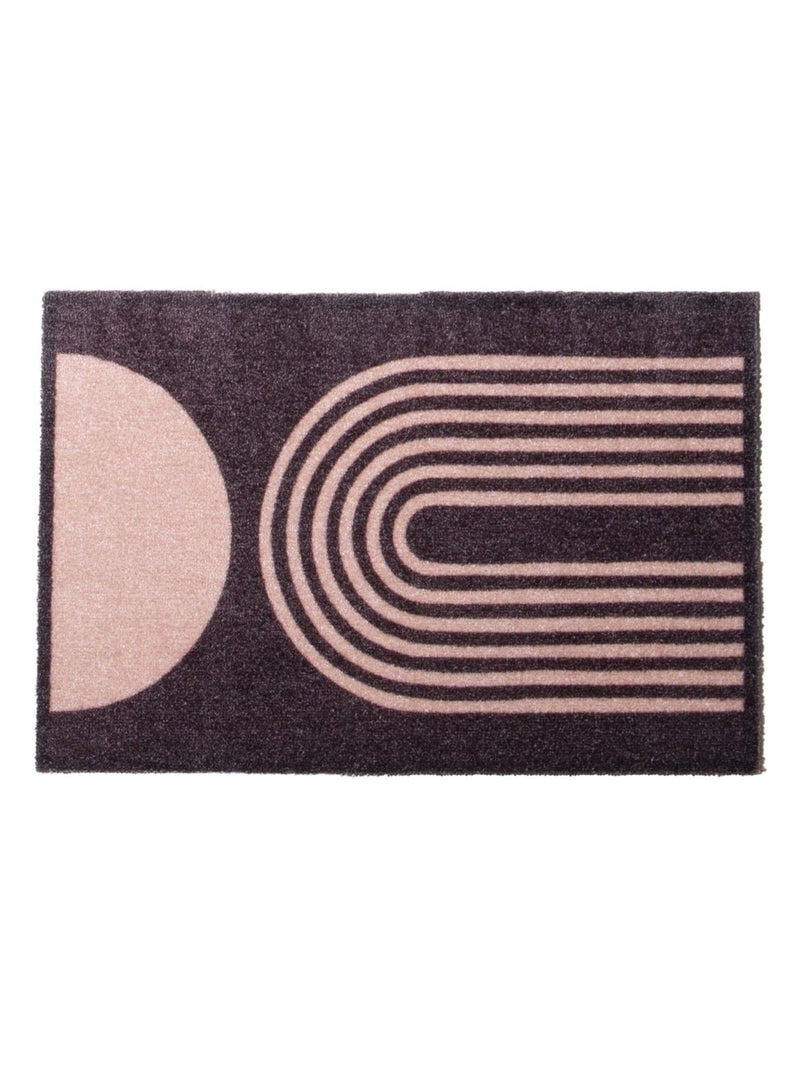 Artsy Mats brown abstract doormat 60x40 cm, imported from the UK