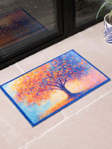 Next Artsy Mats Orange Tree of Life Indoor Washable Doormat- Buy online at McGrocer
