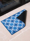 Artsy Mats blue mosaic tile doormat 60x40 cm, UK version