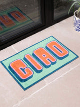 Next Artsy Mats Green Ciao Indoor Washable Doormat 60x40cm- Buy online at McGrocer