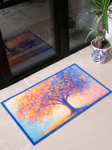 Next Artsy Mats Orange Tree of Life Indoor Washable Doormat 80cm x 50cm- Buy online at McGrocer