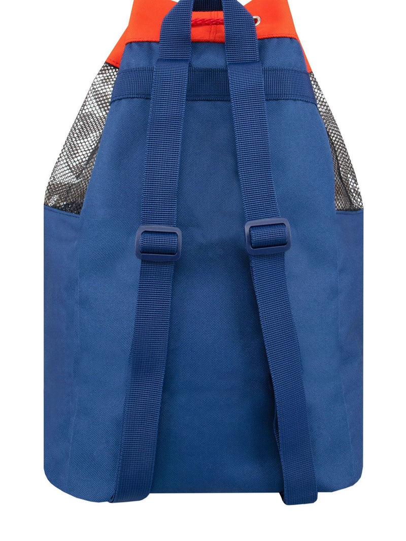 Super Mario blue swim bag with Luigi and Mario faces, imported from the UK