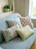 Laura Ashley cushion Lady Fern yellow ochre 30x50cm, imported from the UK