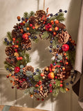 Dibor orange harvest fruits wreath 40cm - British product