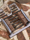 Dibor brown boot brush scraper with jack, imported from the UK