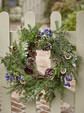 Green Fruits evergreen wreath 53cm diameter - British product