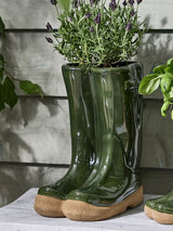 Next Dibor Green Large Wellington Boots Planter- Buy online at McGrocer