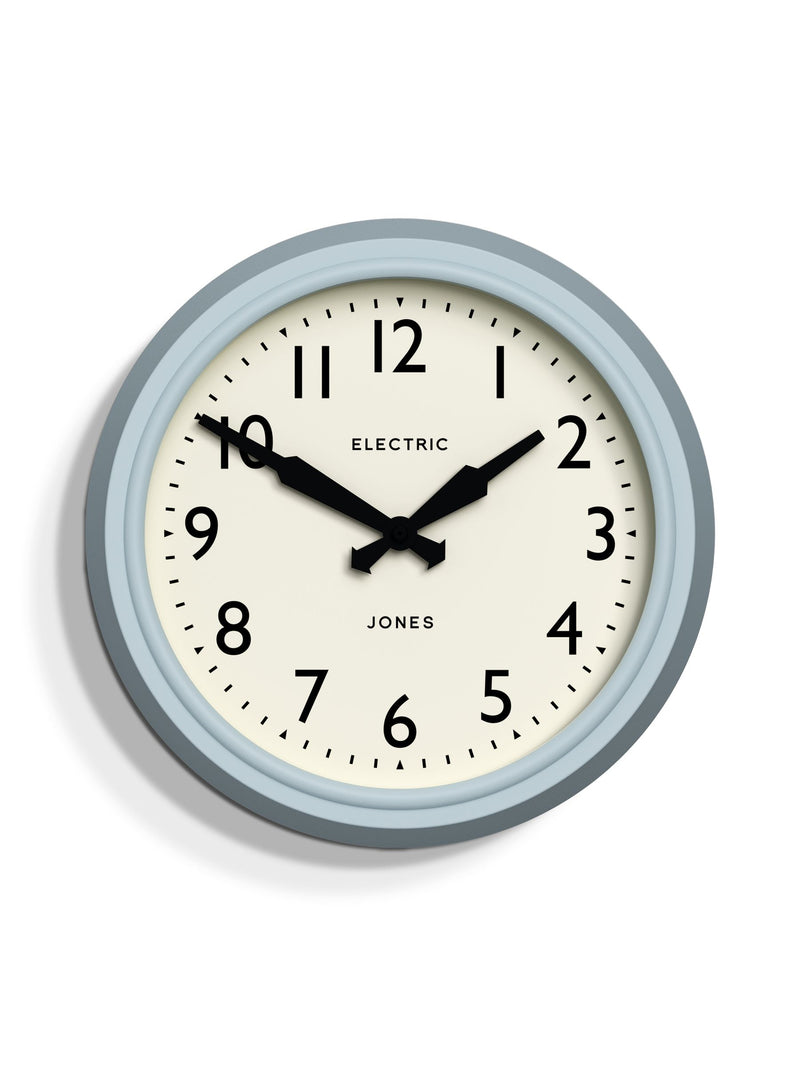 Jones Clocks Clear Blue Telecom wall clock 27cm, UK version