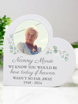 Next PMC Personalised Wedding Memorial Heart Ornament Wooden 15 x 15 x 3 cm- Buy online at McGrocer