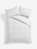 White bow textured print duvet cover set (British brand)