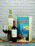 Le Bon Vin wine gift box Cabernet Sauvignon and Sauvignon Blanc 2 bottle, UK version
