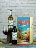 Le Bon Vin Spanish Rioja wine gift box 2 bottles, UK version