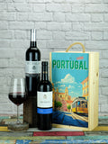 Messias red wine gift set Tinto Douro Unoaked 2 bottle, UK version