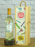 Le Bon Vin Thank You Teacher white wine gift box 750ml, UK version