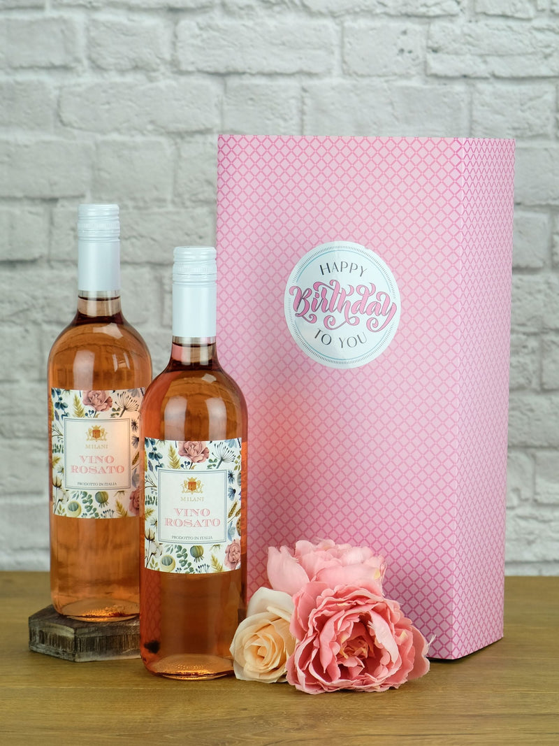 Le Bon Vin Italian Rosé Gift Box 2x 750ml, UK version